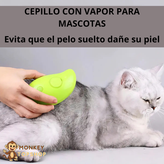Cepillo a vapor para mascotas