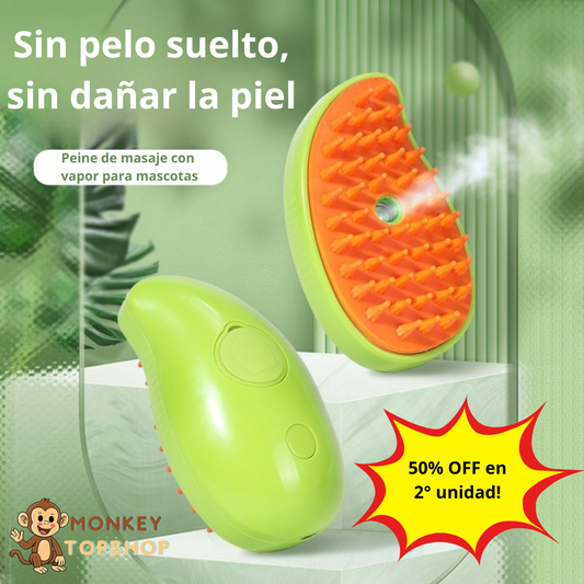 Cepillo a vapor para mascotas